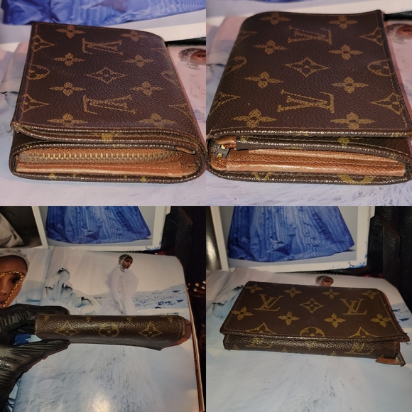 Authentic LOUIS VUITTON Monogram Porte Monnaie Tresor Chain Authentic - Picture 9 of 16